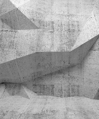 Rollo lichtundurchlässig mit 3D-Steinwand-Design