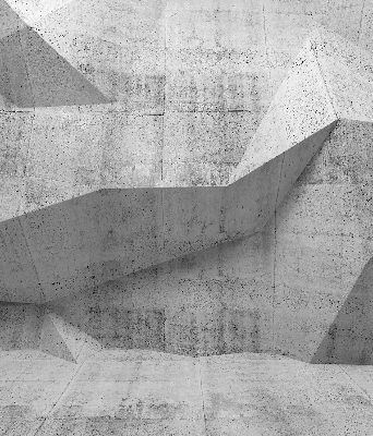 Rollo lichtundurchlässig mit 3D-Steinwand-Design