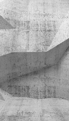 Rollo lichtundurchlässig mit 3D-Steinwand-Design