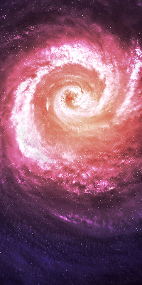 Rollo lichtundurchlässig mit Motiv 'Galaxis'