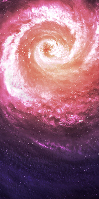 Rollo lichtundurchlässig mit Motiv 'Galaxis'