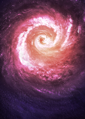 Rollo lichtundurchlässig mit Motiv 'Galaxis'
