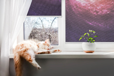 Rollo lichtundurchlässig mit Motiv 'Galaxis'