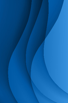 Rollo lichtundurchlässig mit blauem Wellenmuster