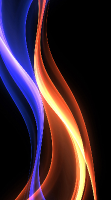 Fenster Rollo mit orange-blauer Animation