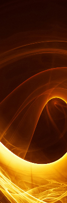 Rollo lichtundurchlässig in orangefarbener abstrakter Optik