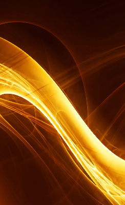 Rollo lichtundurchlässig in orangefarbener abstrakter Optik