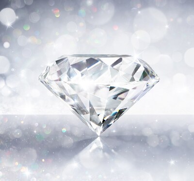 Rollo lichtundurchlässig mit Diamantenmuster