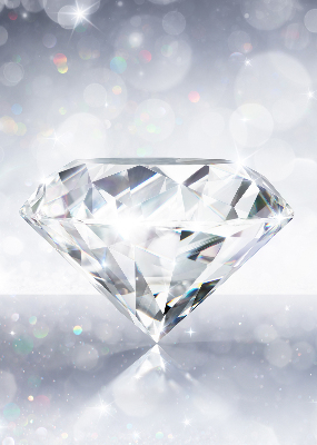 Rollo lichtundurchlässig mit Diamantenmuster