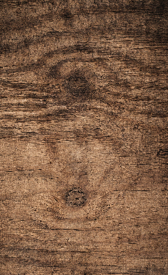 Rollo lichtundurchlässig in dunkler Holzoptik
