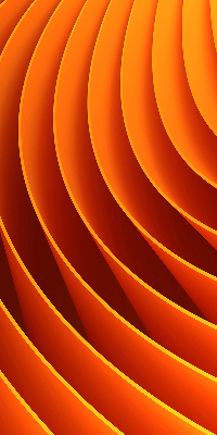 Fenster Rollo mit abstraktem orangen Muster