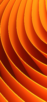 Fenster Rollo mit abstraktem orangen Muster