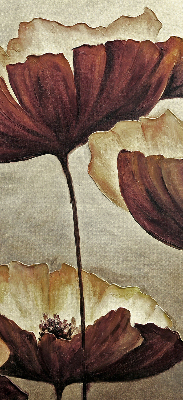 Verdunkelungsrollo mit Blumenmuster