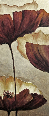 Verdunkelungsrollo mit Blumenmuster