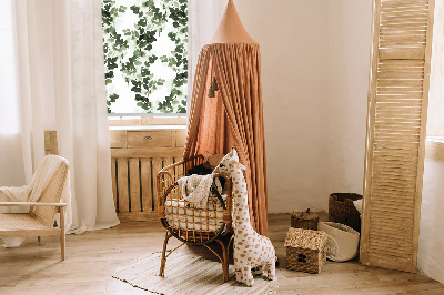 Fenster Rollo mit Blättermotiv
