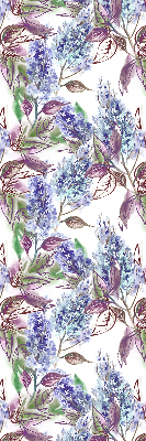 Fenster Rollo mit sommerlichem Blumenmuster