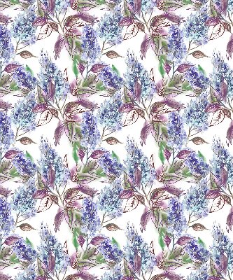 Fenster Rollo mit sommerlichem Blumenmuster