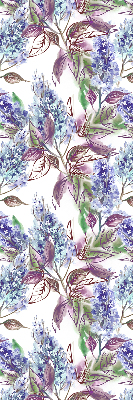 Fenster Rollo mit sommerlichem Blumenmuster