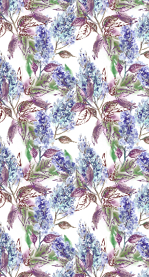 Fenster Rollo mit sommerlichem Blumenmuster