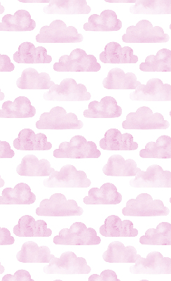 Rollo lichtundurchlässig mit rosa Wolkenmuster
