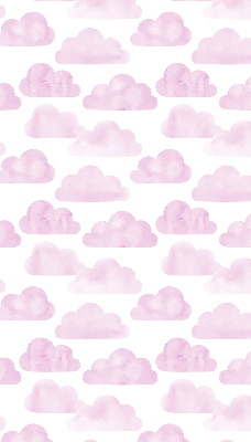 Rollo lichtundurchlässig mit rosa Wolkenmuster