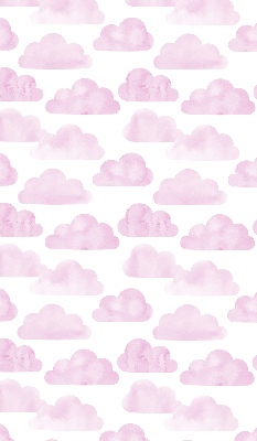 Rollo lichtundurchlässig mit rosa Wolkenmuster