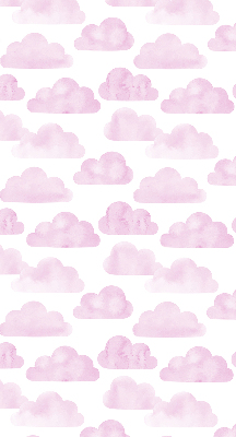 Rollo lichtundurchlässig mit rosa Wolkenmuster