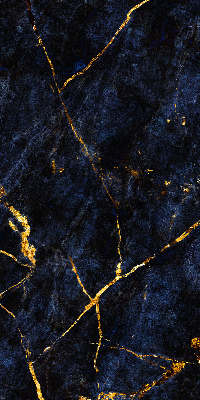 Verdunkelungsrollo in marineblauem Marmordessin