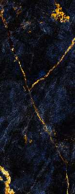 Verdunkelungsrollo in marineblauem Marmordessin