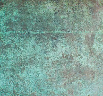 Rollo lichtundurchlässig mit grün lackiertem Metallblech als Bedienseite