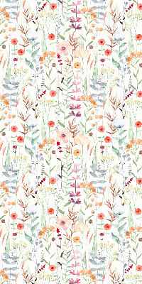 Verdunkelungsrollo mit bunten Blumenmotiv