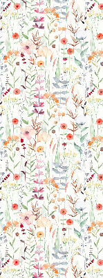 Verdunkelungsrollo mit bunten Blumenmotiv