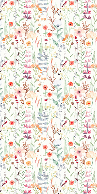 Verdunkelungsrollo mit bunten Blumenmotiv