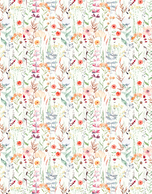 Verdunkelungsrollo mit bunten Blumenmotiv