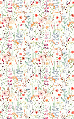 Verdunkelungsrollo mit bunten Blumenmotiv