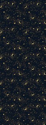 Fenster Rollo mit Motiv aus Mond und Sternen