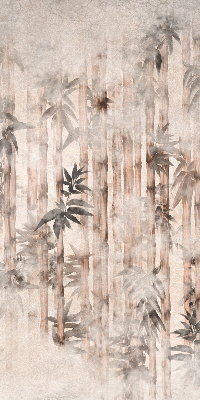 Verdunkelungsrollo mit Blattmuster