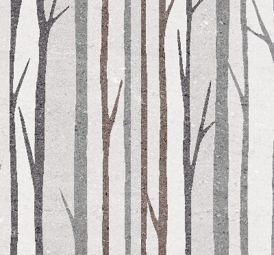 Fenster Rollo mit Baumstamm‑Motiv