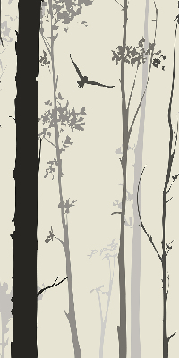 Verdunkelungsrollo mit Motiv Bäume