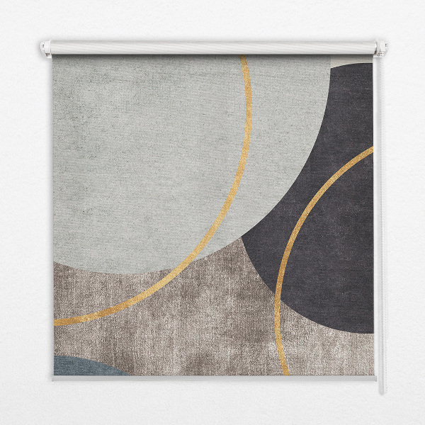 Fenster Rollo mit abstraktem Design