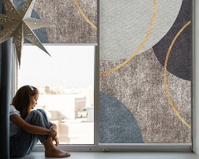 Fenster Rollo mit abstraktem Design