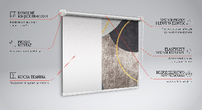 Fenster Rollo mit abstraktem Design
