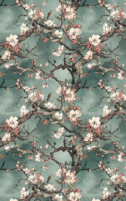 Verdunkelungsrollo mit Motiv „Blumen am Baum“