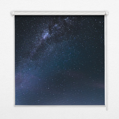 Verdunkelungsrollo mit Sternenhimmel-Motiv