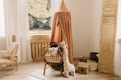 Fenster Rollo mit Motiv Weltkarte