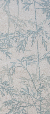 Fenster Rollo mit Blattmuster