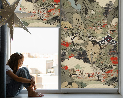 Rollo lichtundurchlässig mit Motiv Berg