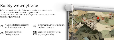 Rollo lichtundurchlässig mit Motiv Berg