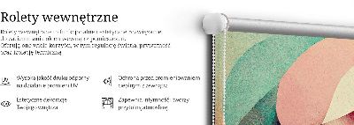 Fenster Rollo mit abstraktem Motiv