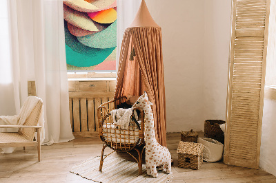 Fenster Rollo mit abstraktem Motiv